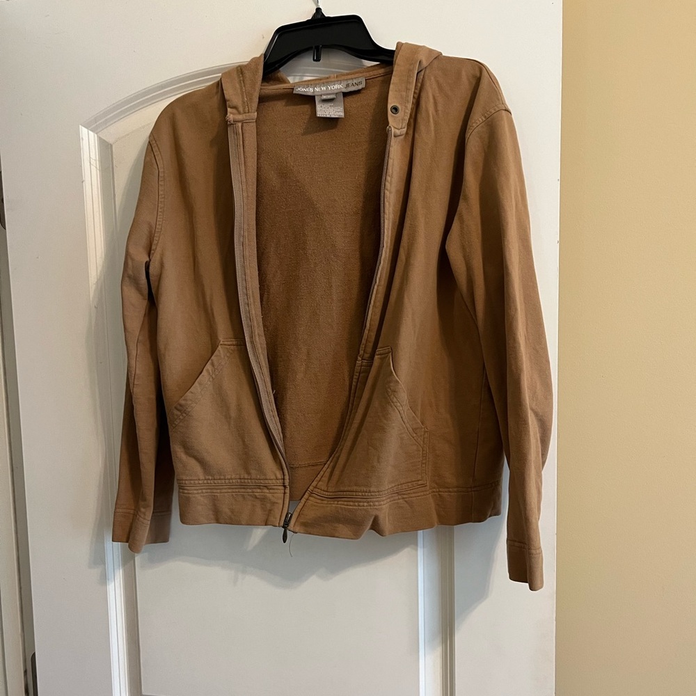 Vintage Jones New York Lightweight Beige Jacket Sz Small